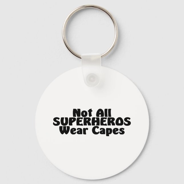 Bäran innehåller inte alla SUPERHEROS-funktioner Nyckelring (Framsida)