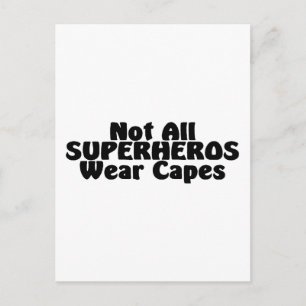 Bäran innehåller inte alla SUPERHEROS-funktioner Vykort