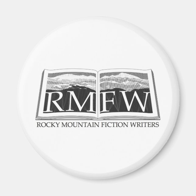 Bäran Logotyp för Rocky Mountain Fiction Writers Magnet (Framsidan)