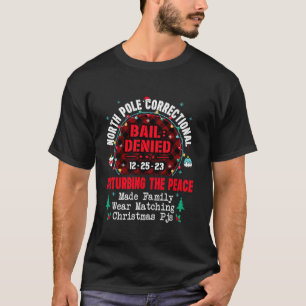 Bäran North Pole-korrigering, tillverkad i familje T Shirt