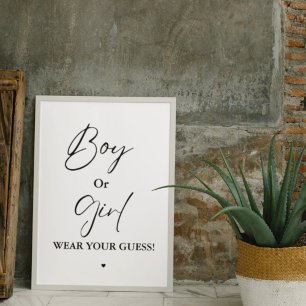 Bäran om gissningsbabyduschspel poster
