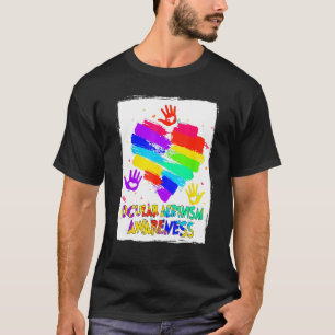 Bäran Rainbow 2 för medvetenhet om kulär albinism  T Shirt