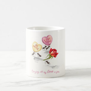 Bärande all min kärlek till dig kaffemugg