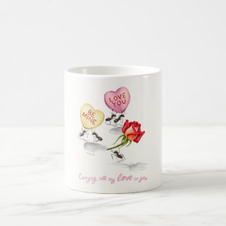 Bärande all min kärlek till dig kaffemugg