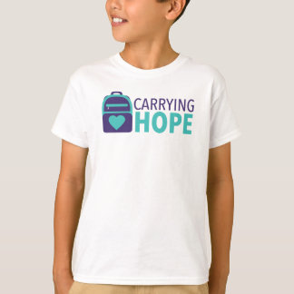 Bärande grundläggande ungeutslagsplats för hopp t shirt