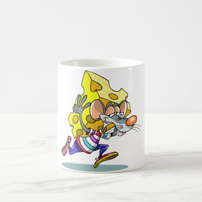 Bärande ostmugg för mus kaffemugg (Center)