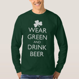 BÄRANS GRÖNT OCH DRYCKÖR T SHIRT