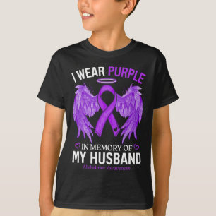 Bärans Lila till minne av min Alzheimersjukdom i M T Shirt