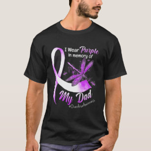 Bärans Lila till minne av min Pappa överdoseringsm T Shirt