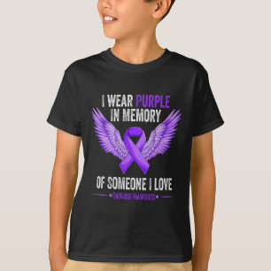 Bärans Lila till minne av någon i Kärlek överdoser T Shirt