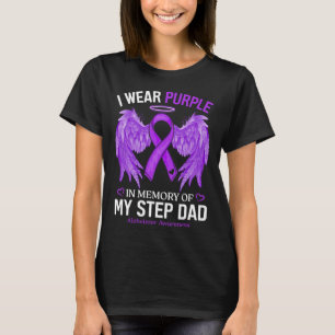 Bärans Lila till minne av Pappa Alzheimer-sjukdome T Shirt