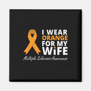 Bärans Orange för min fru Ribbon (Klyhet) Magnet
