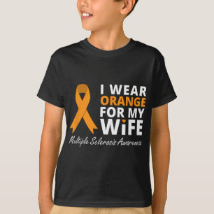 Bärans Orange för min fru Ribbon (Klyhet) T Shirt