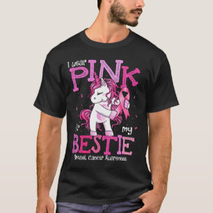 Bärans Rosa för min Bestie Shirt Breast Cancer Awa T