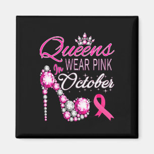 Bärans Rosa i oktober Medvetenhet om bröstcancer K Magnet
