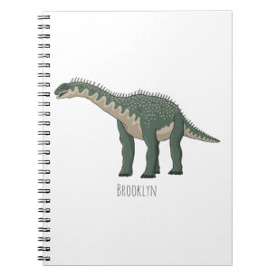 Barapasaurus tecknad illustration anteckningsbok