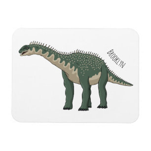 Barapasaurus tecknad illustration magnet
