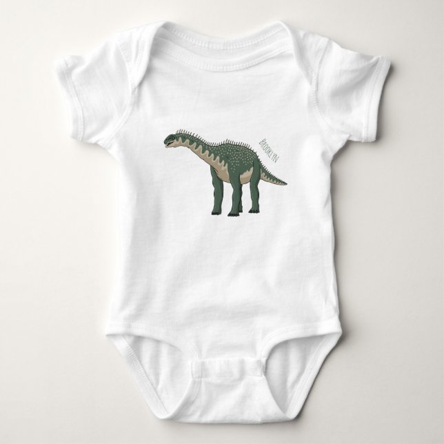 Barapasaurus tecknad illustration t shirt (Framsida)