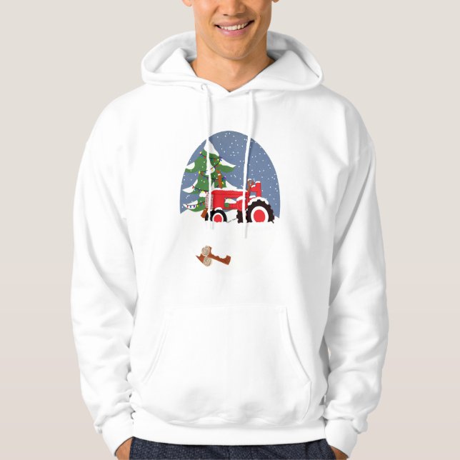 Bärare till jul sweatshirt (Framsida)