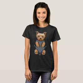 Bäraren för den valpYorkie babyen beklär T Shirt