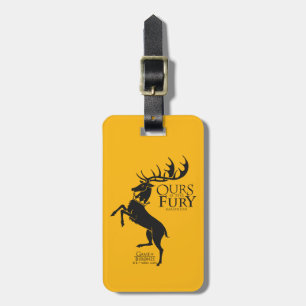 Baratheon Sigil - Ours är Fury Bagagebricka
