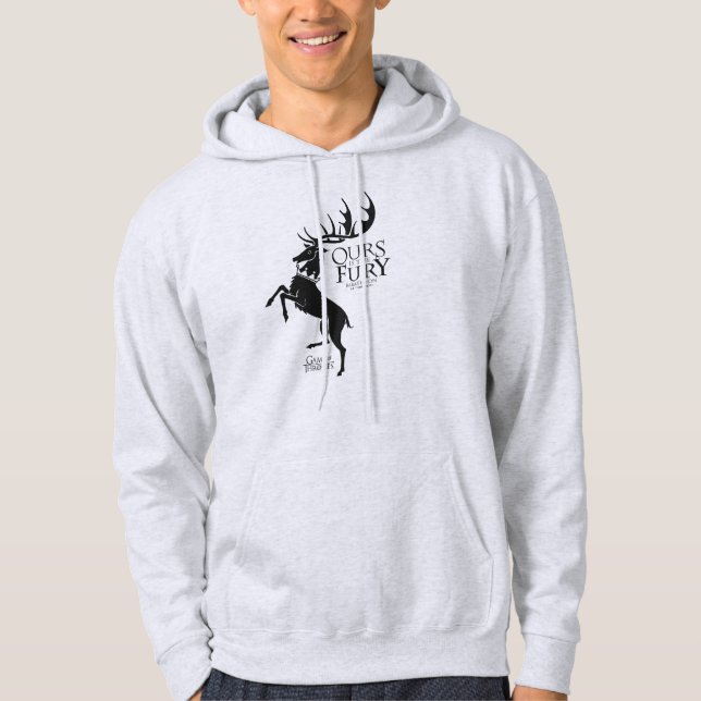 Baratheon Sigil - Ours är Fury Hoodie (Framsida)