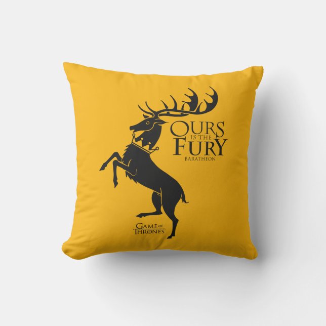 Baratheon Sigil - Ours är Fury Kudde (Framsida)