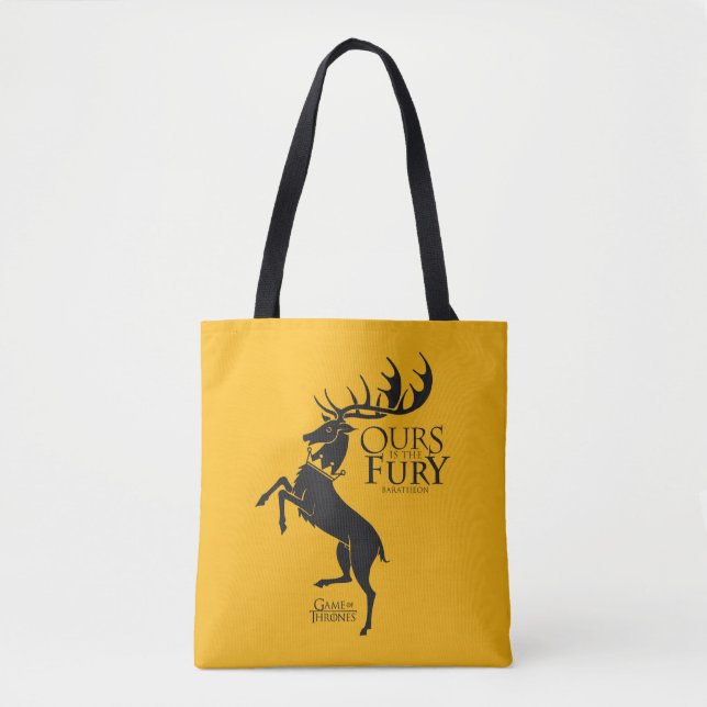 Baratheon Sigil - Ours är Fury Tygkasse (Framsida)