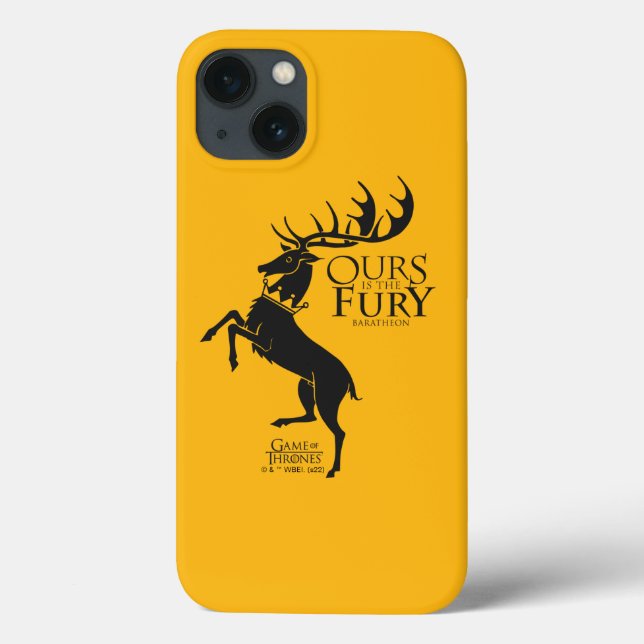 Baratheon Sigil - Ours is the Fury (Baksida)