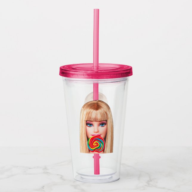 Barb Acrylic Tumbler Take Away Mugg (Framsida)