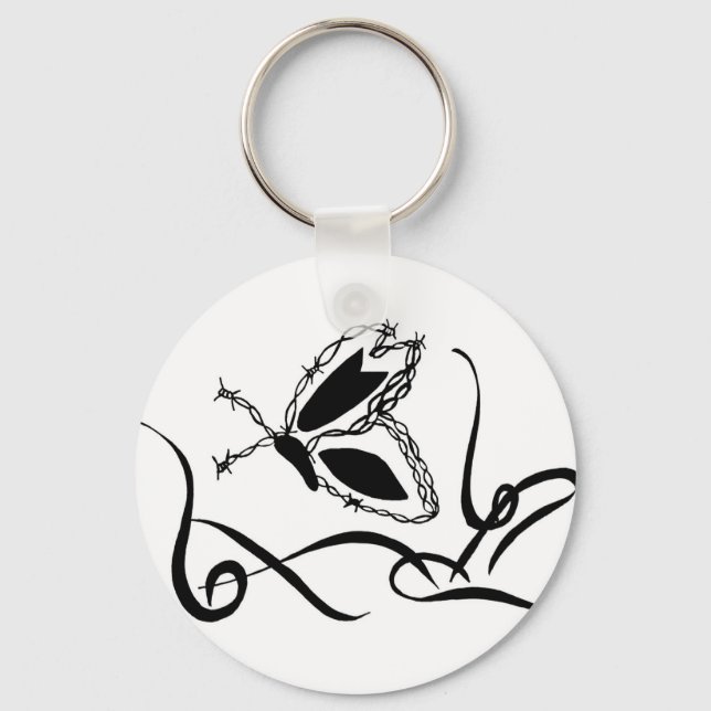 Barb butterfly nyckelring (Framsida)