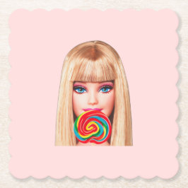 Barb Paper Coaster Underlägg Papper