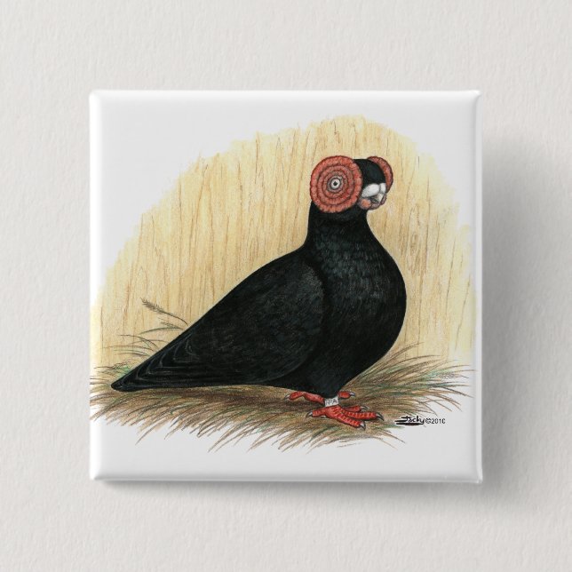 Barb: Standard Black Knapp (Framsida)