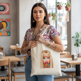 Barb Tote Bag Tygkasse