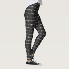 Barb Wire Barbed Wire Roligt Grunge Leggings