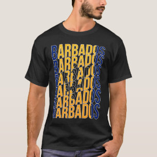 Barbadian Flagga Barbados Heritage Proud Barbadian T Shirt