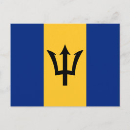 Barbadian Flagga, Flagga of Barbados Vykort