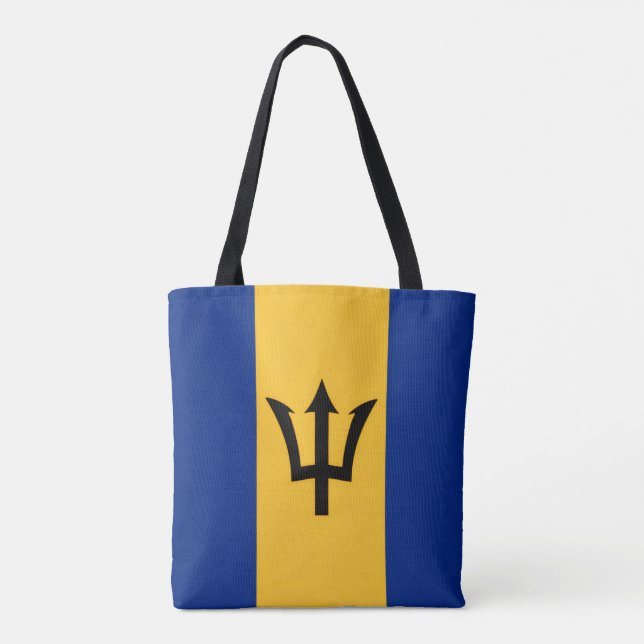 Barbadisk flagga, Flagga för Barbados Tygkasse (Baksida)