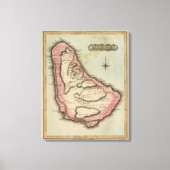 Barbadoes 2 canvastryck (Framsida)