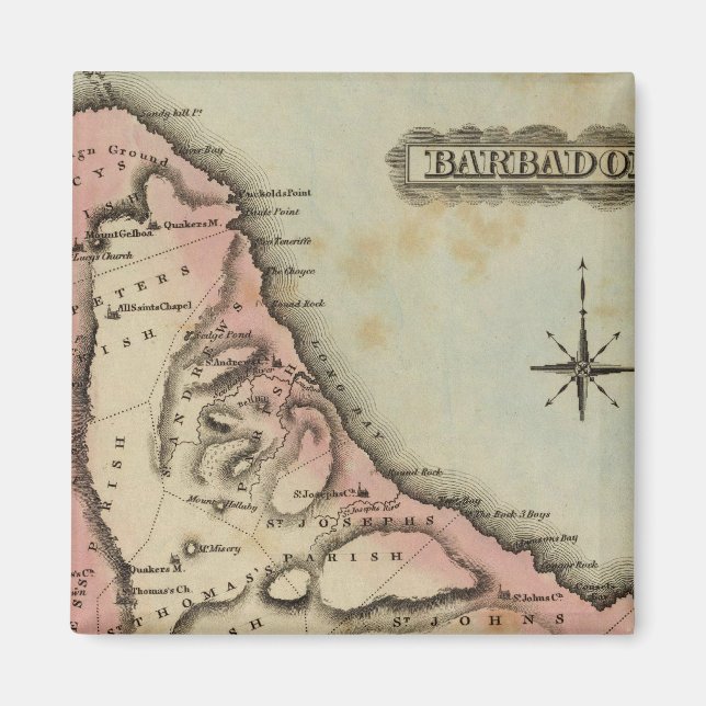 Barbadoes 2 magnet (Framsidan)