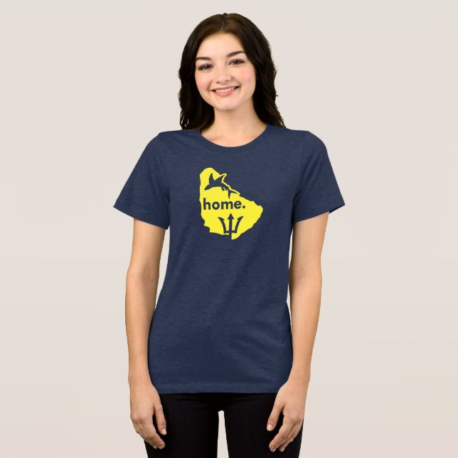 Barbados är hemmet t shirt (Framsida Full)