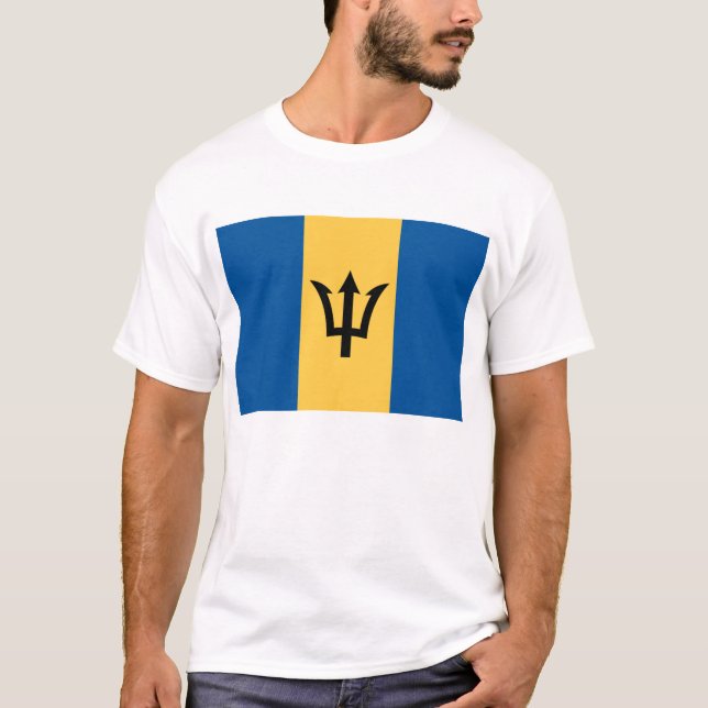 BARBADOS BAJAN FÖDD T SKJORTA TEE (Framsida)