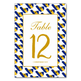 BARBADOS Bankett Firande Bröllop Bordsnummer