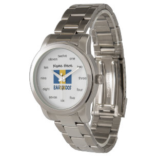 Barbados barbarflagga Personligt namn Armbandsur