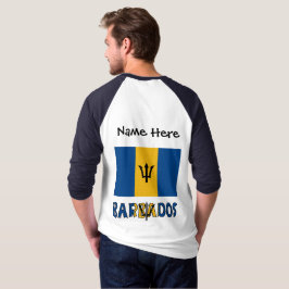 Barbados Barbarian Flagga Personlig T Shirt