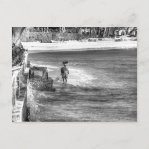 Barbados Beach-handlare Vykort