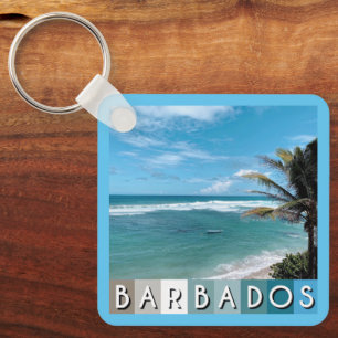 Barbados Beach Nyckelring