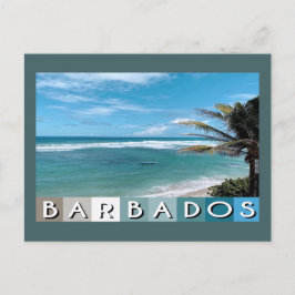Barbados Beach Vykort