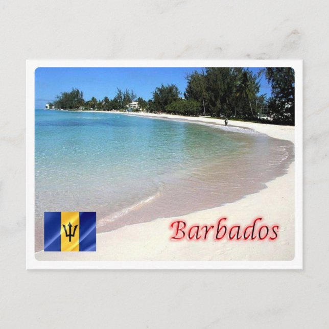 Barbados - Beach - Vykort (Framsida)