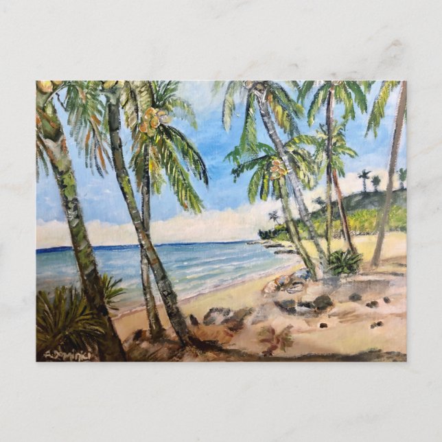 Barbados Beach, vykort (Framsida)